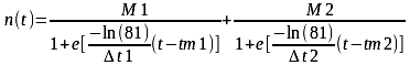 Solution to the bi-logistic function